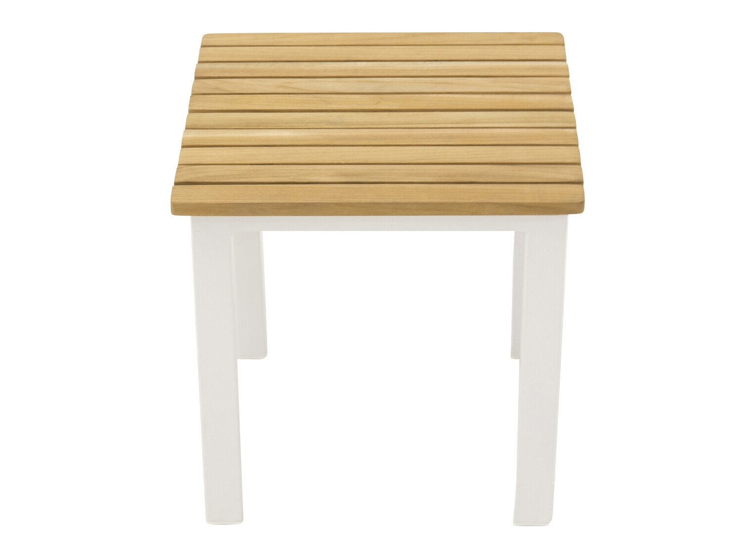 Mesa para exterior Dallas 733 (Luminoso madera + Blanco)