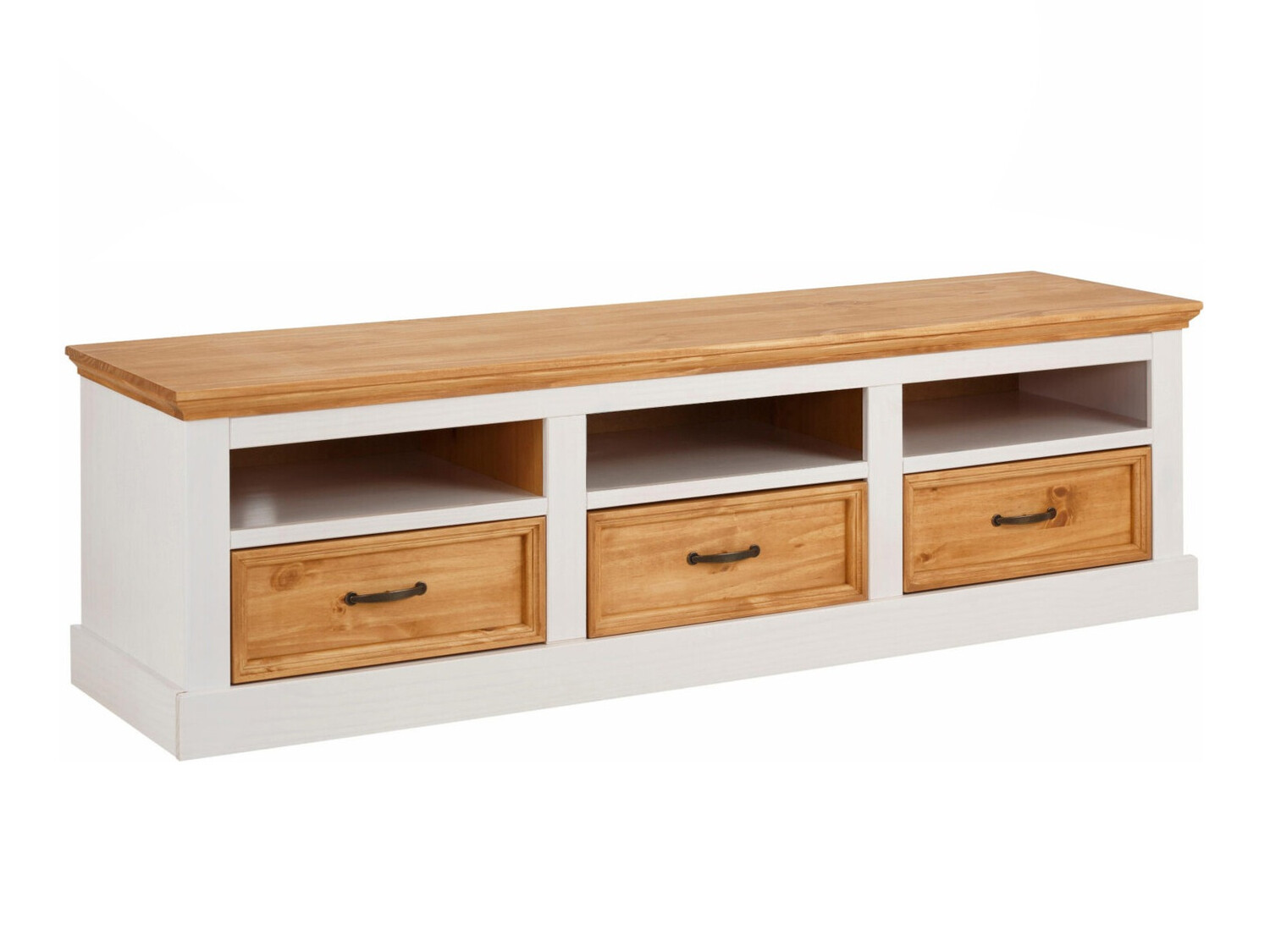 Mueble TV Tolelio 102 (Blanco + Pino)