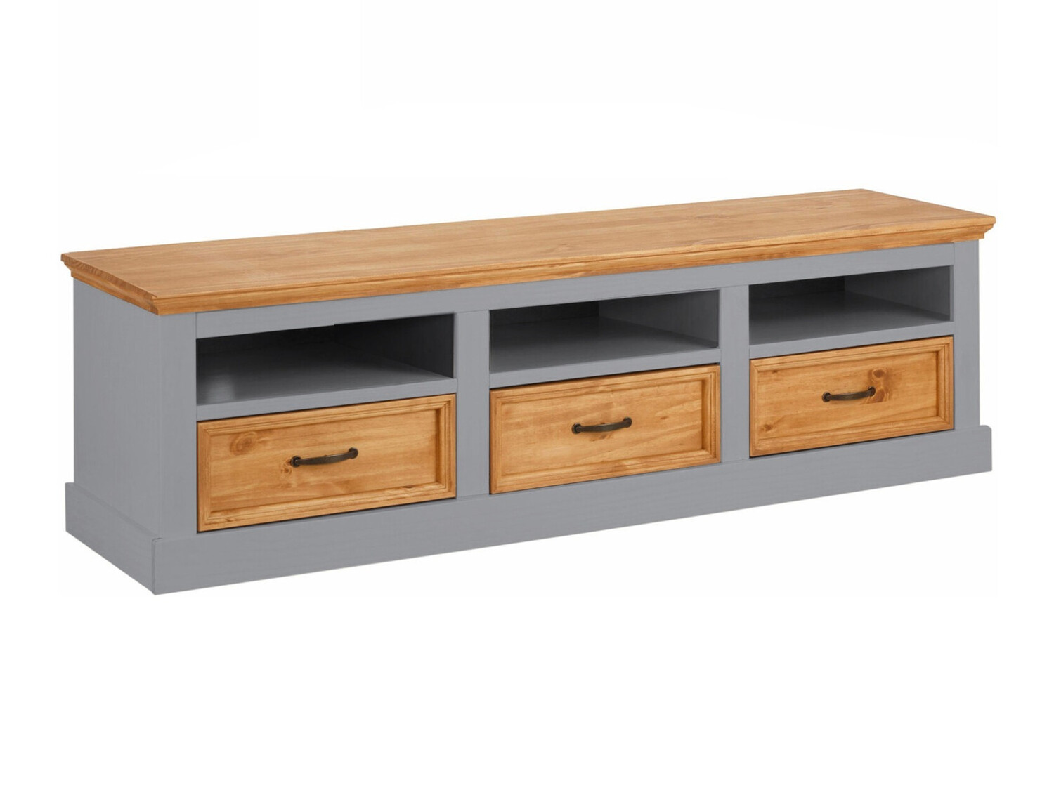 Mueble TV Tolelio 102 (Gris + Pino)