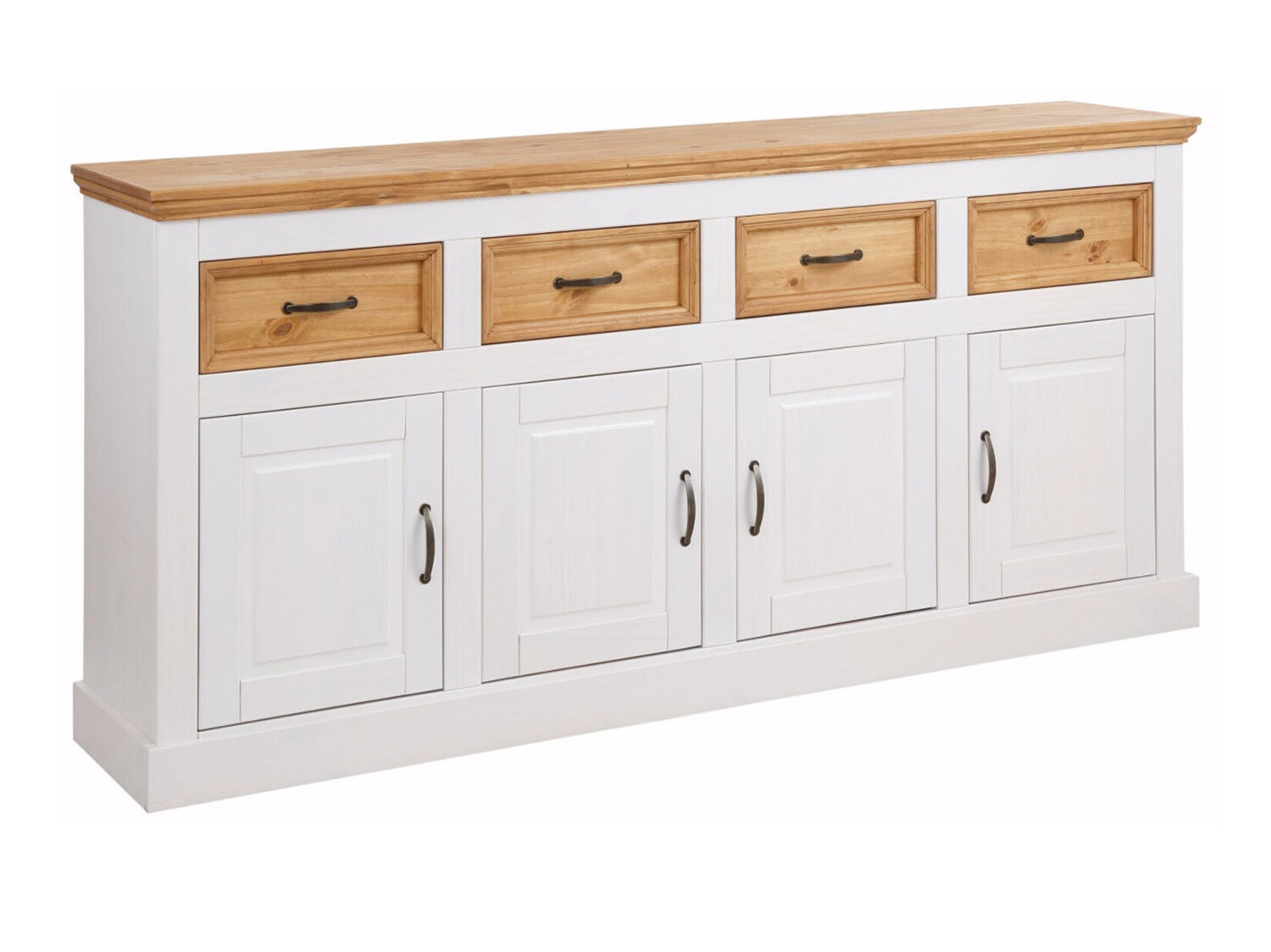 Cómoda Tolelio 106 (Blanco + Pino)