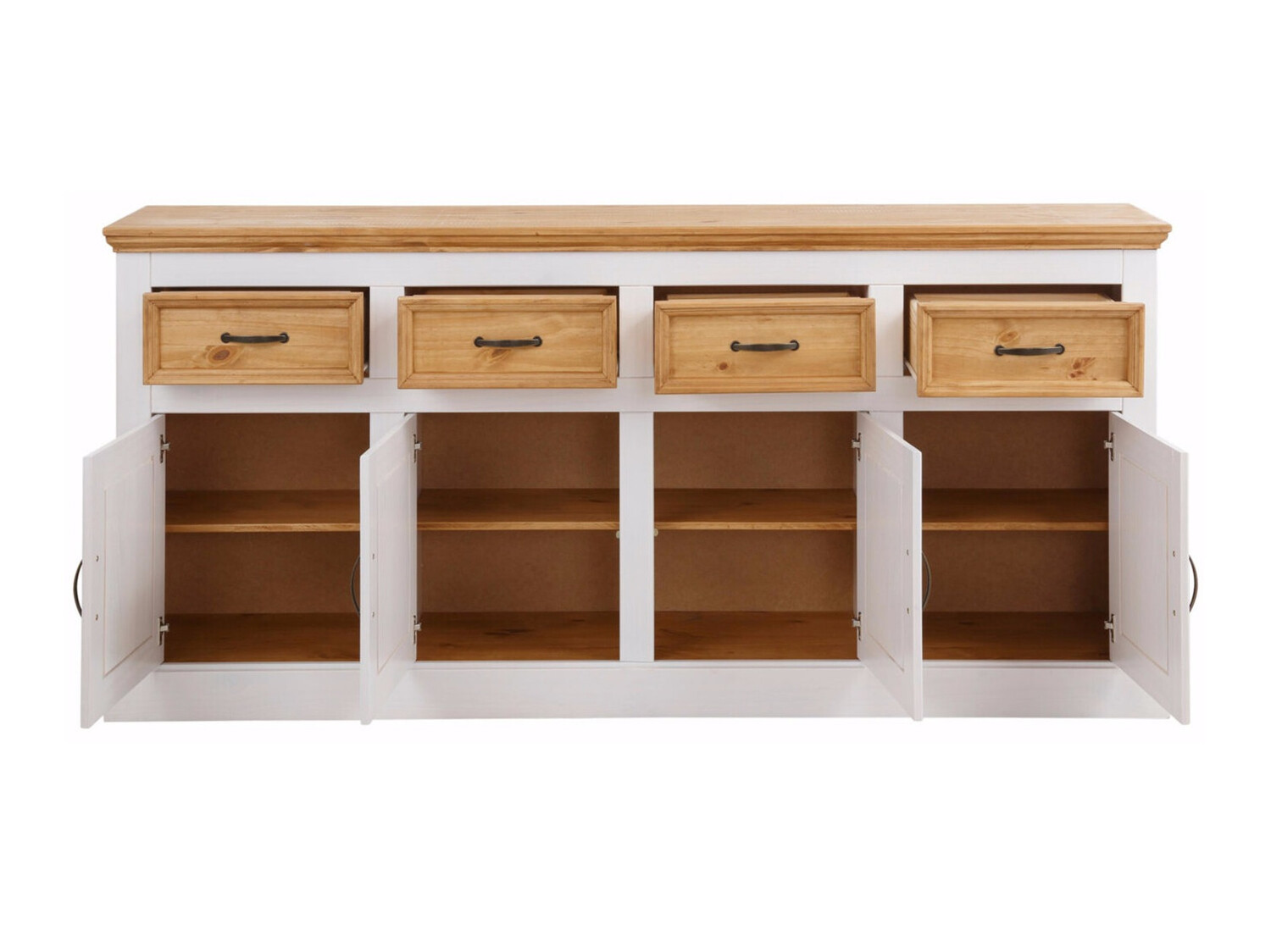 Cómoda Tolelio 106 (Blanco + Pino)