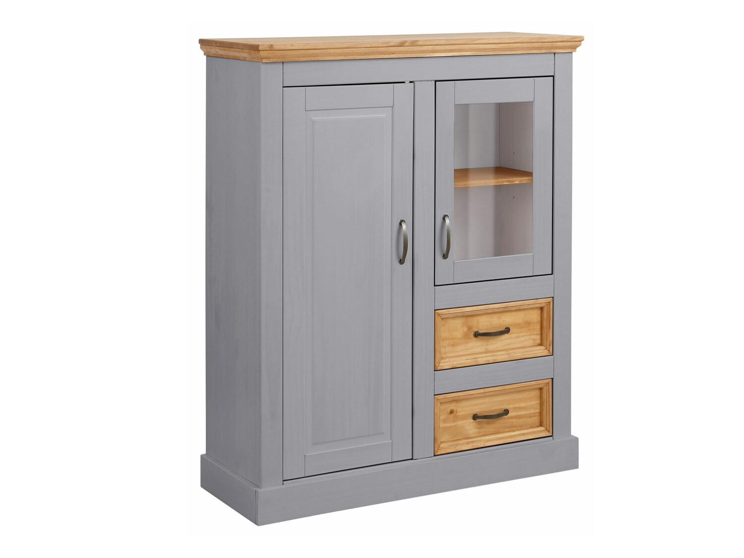 Cómoda Tolelio 108 (Gris + Pino)