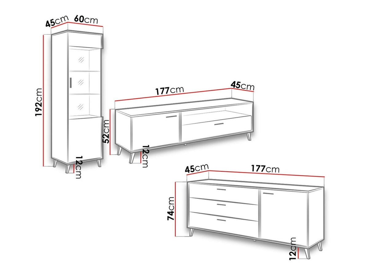 Conjunto de salón Charlotte F105