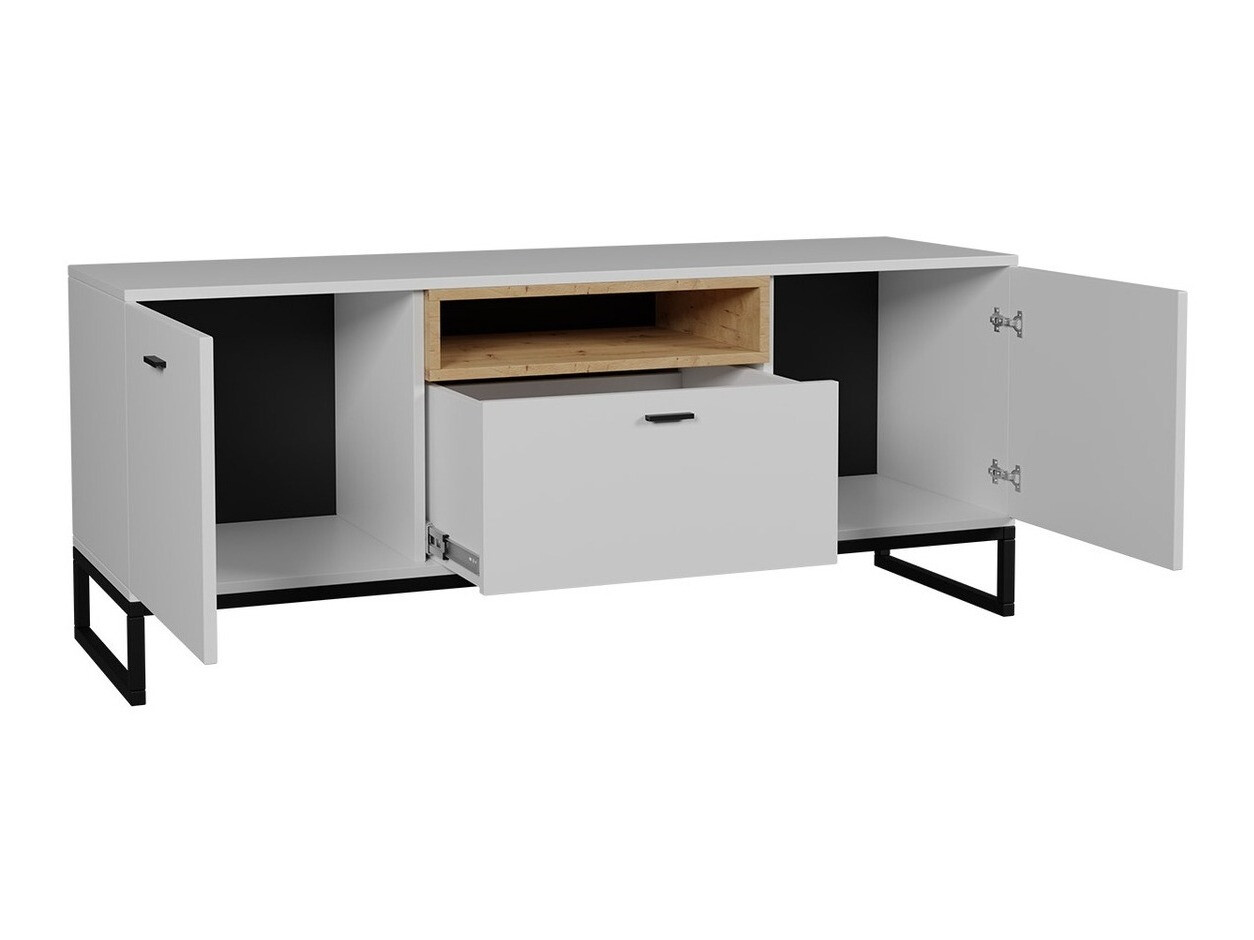 Conjunto de salón Baltesi 109 (Blanco + Roble Artisan)