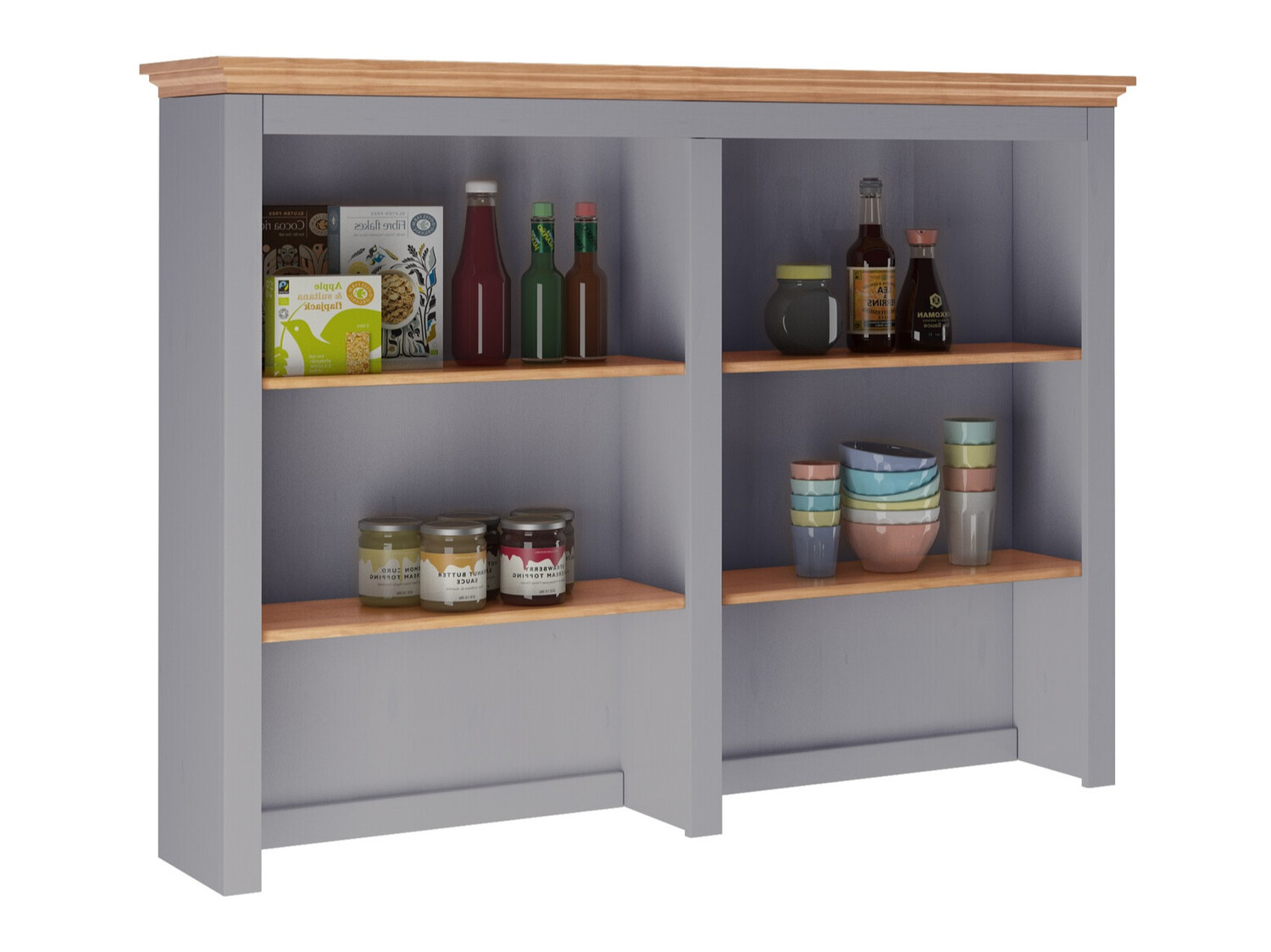 Estantería Tolelio 111 (Gris + Pino)