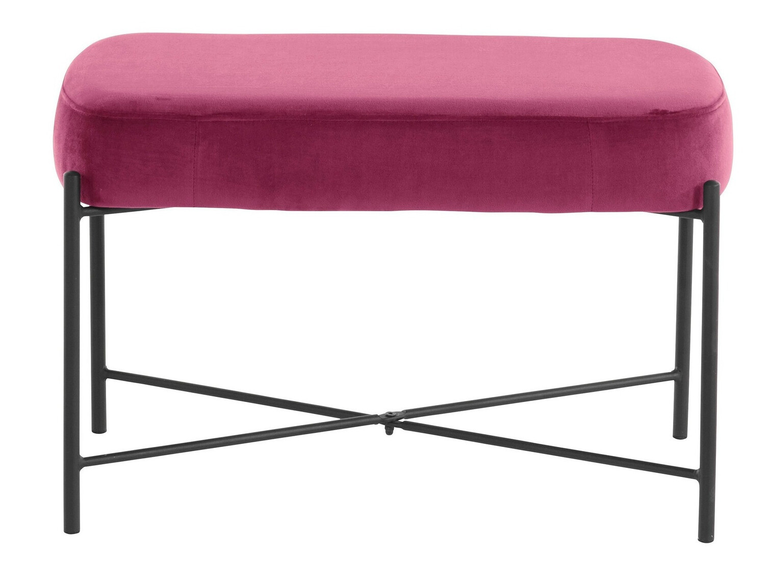 Banco tapizado Denton 226 (Rosa + Negro)