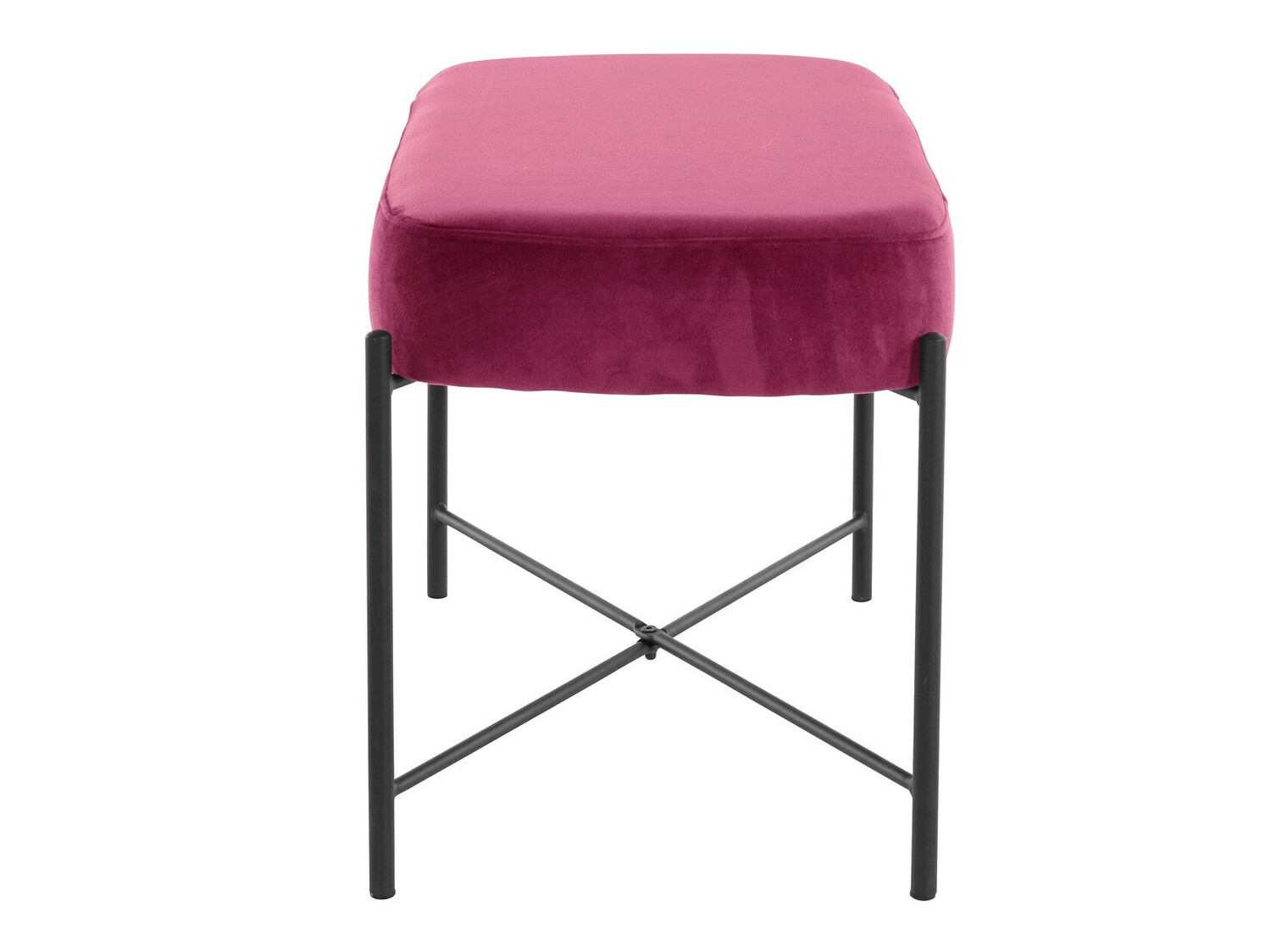 Banco tapizado Denton 226 (Rosa + Negro)