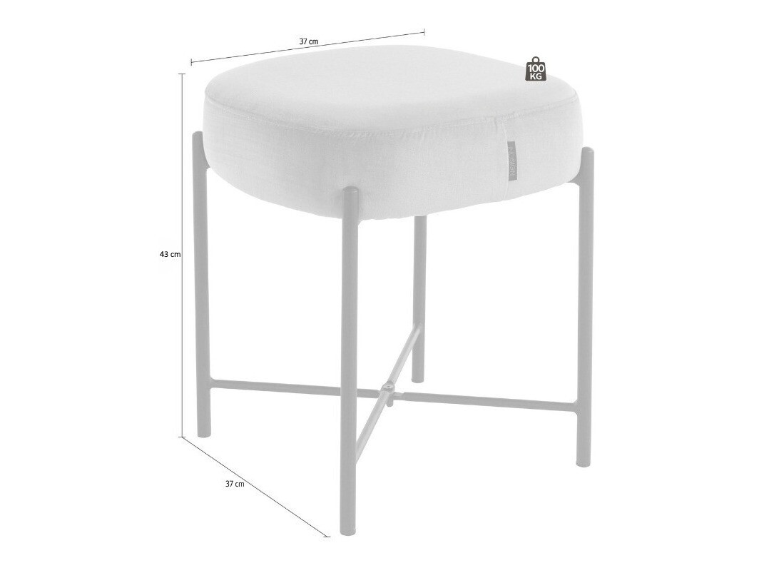 Reposapiés Denton 225 (Azul + Negro)