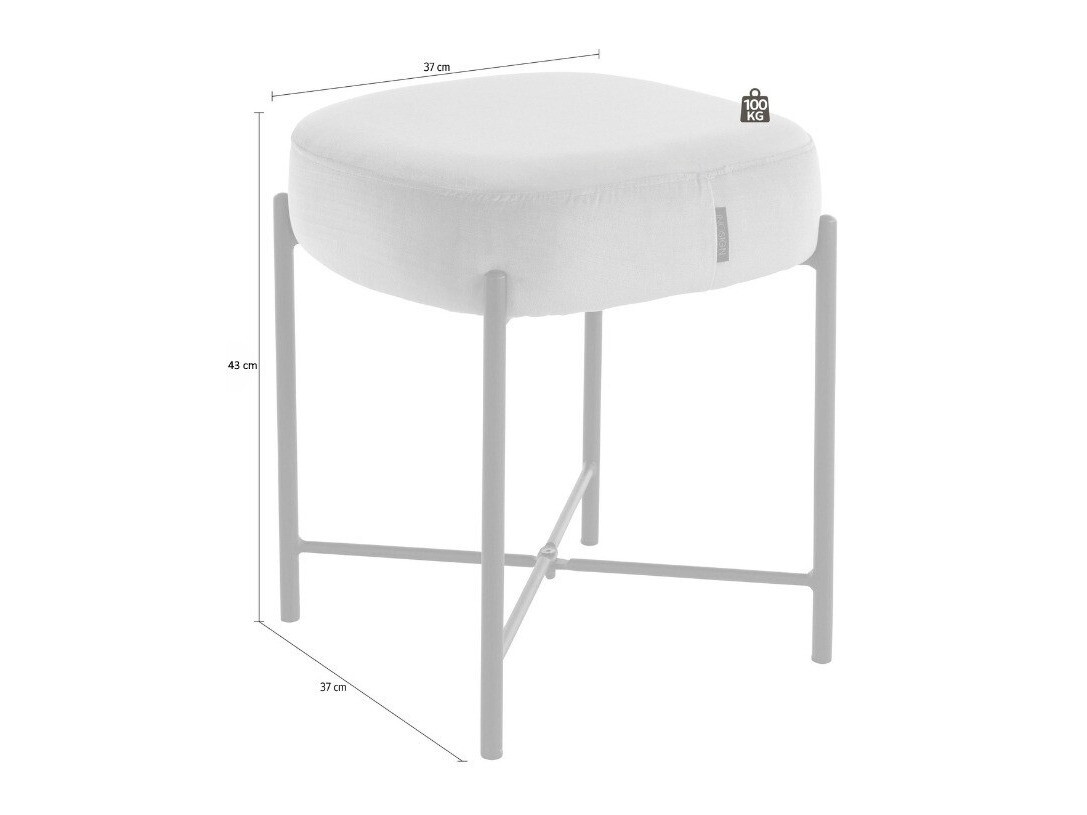 Reposapiés Denton 225 (Púrpura + Negro)