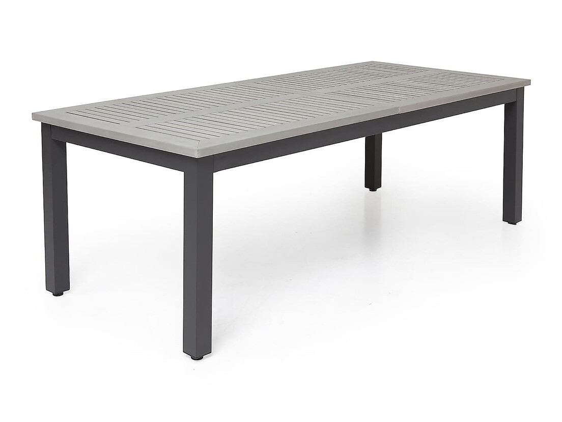 Conjunto de mesa y sillas Comfort Garden 1267 (Negro + Gris)