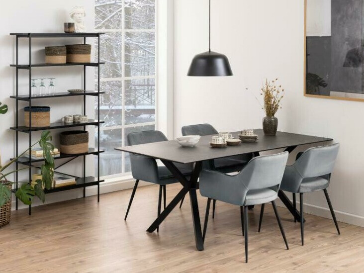 Silla Norsica 322 (Gris oscuro + Negro)