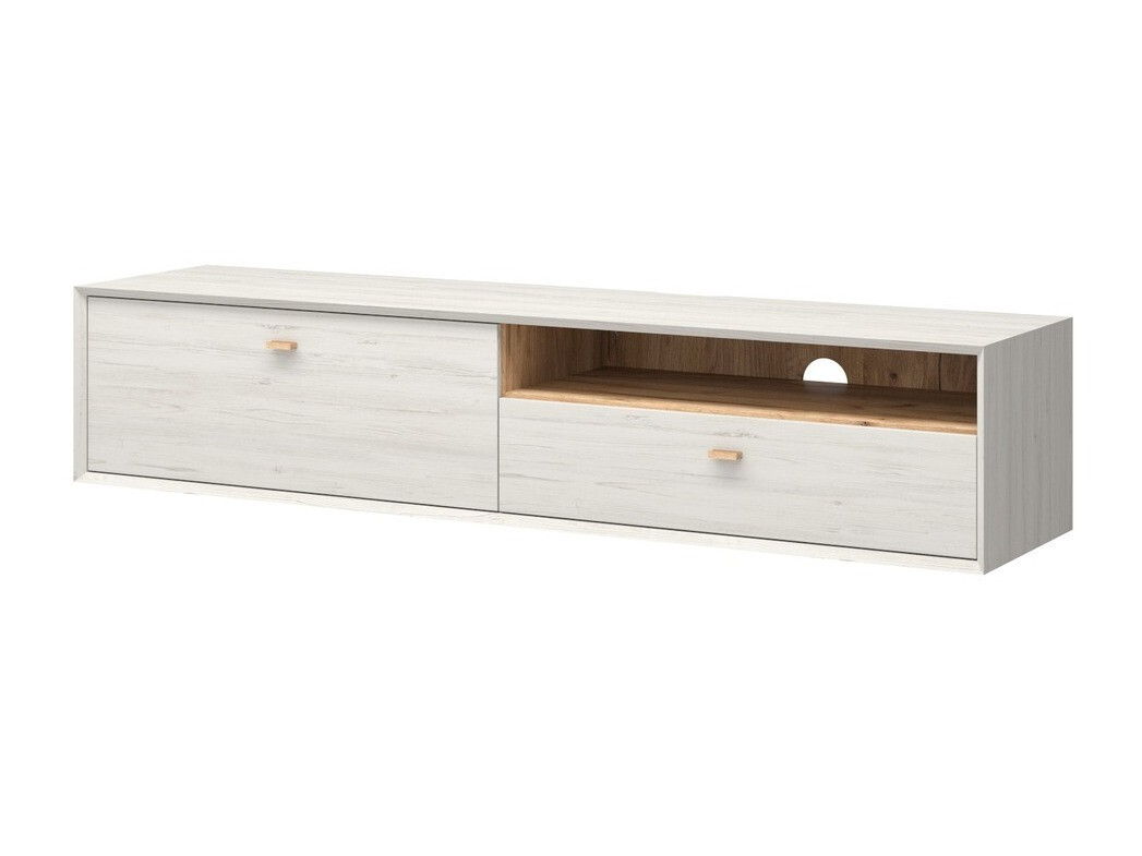Mueble TV Sacramento 503 (Pino blanqueado + Navarra roble)