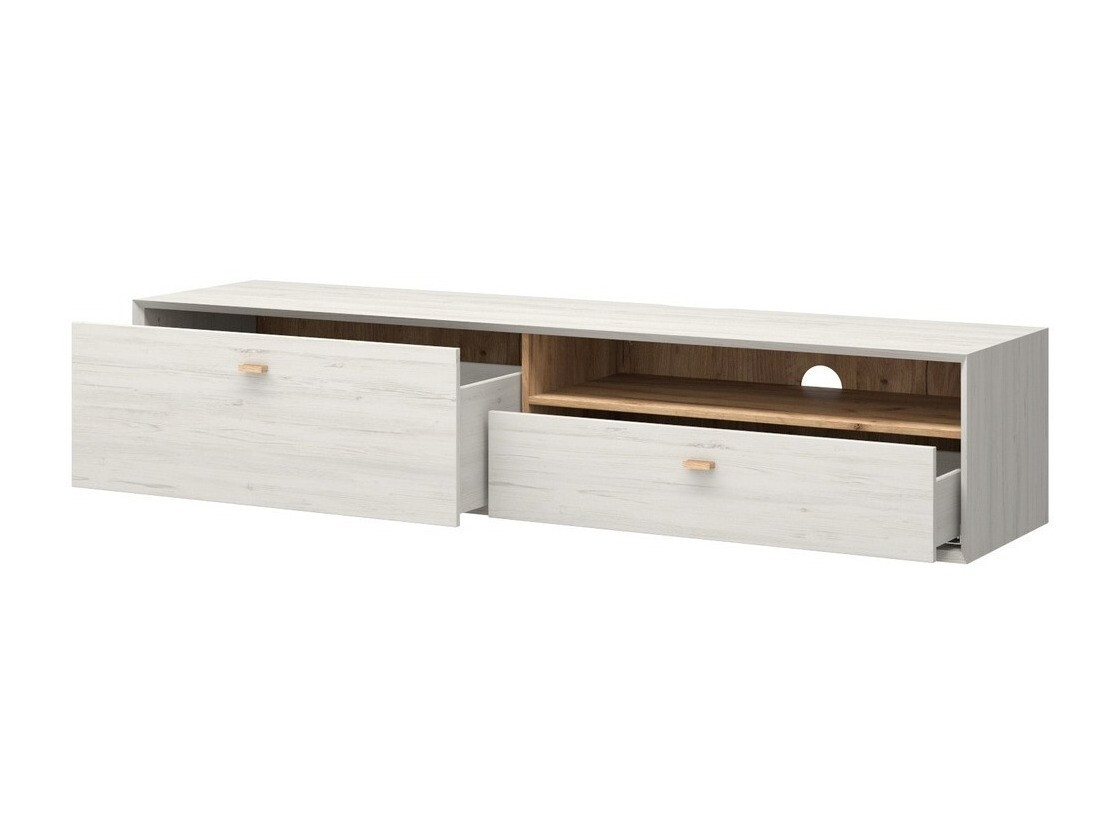 Mueble TV Sacramento 503 (Pino blanqueado + Navarra roble)