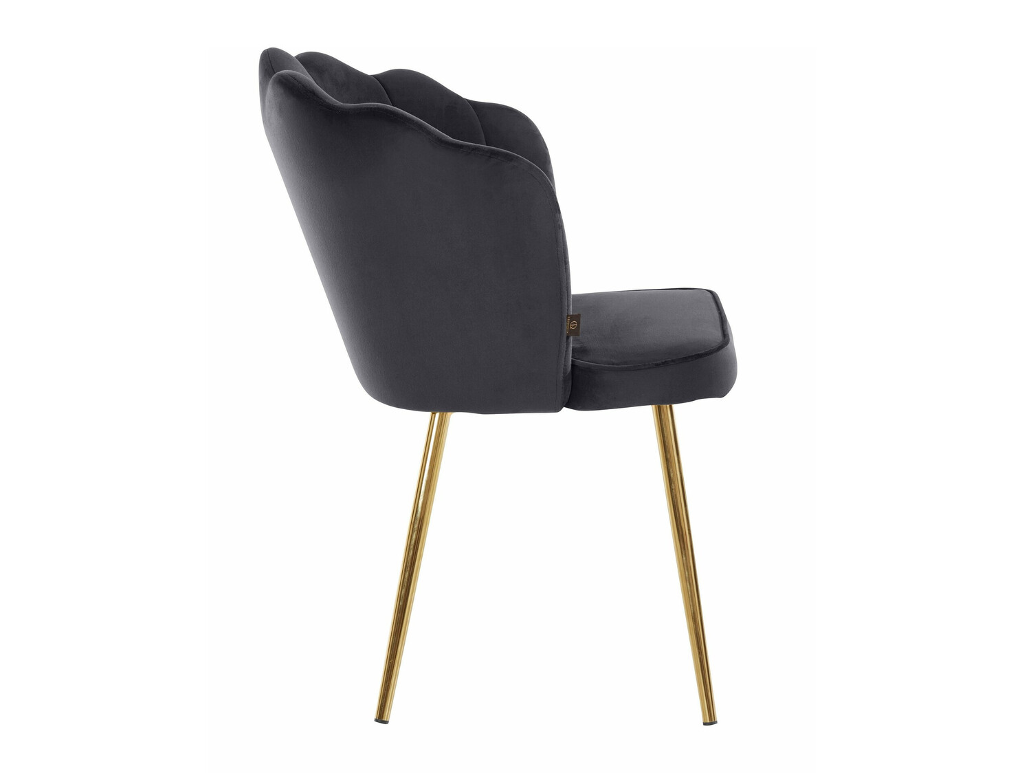 Conjunto de sillas Denton 595 (Gris + Dorado)