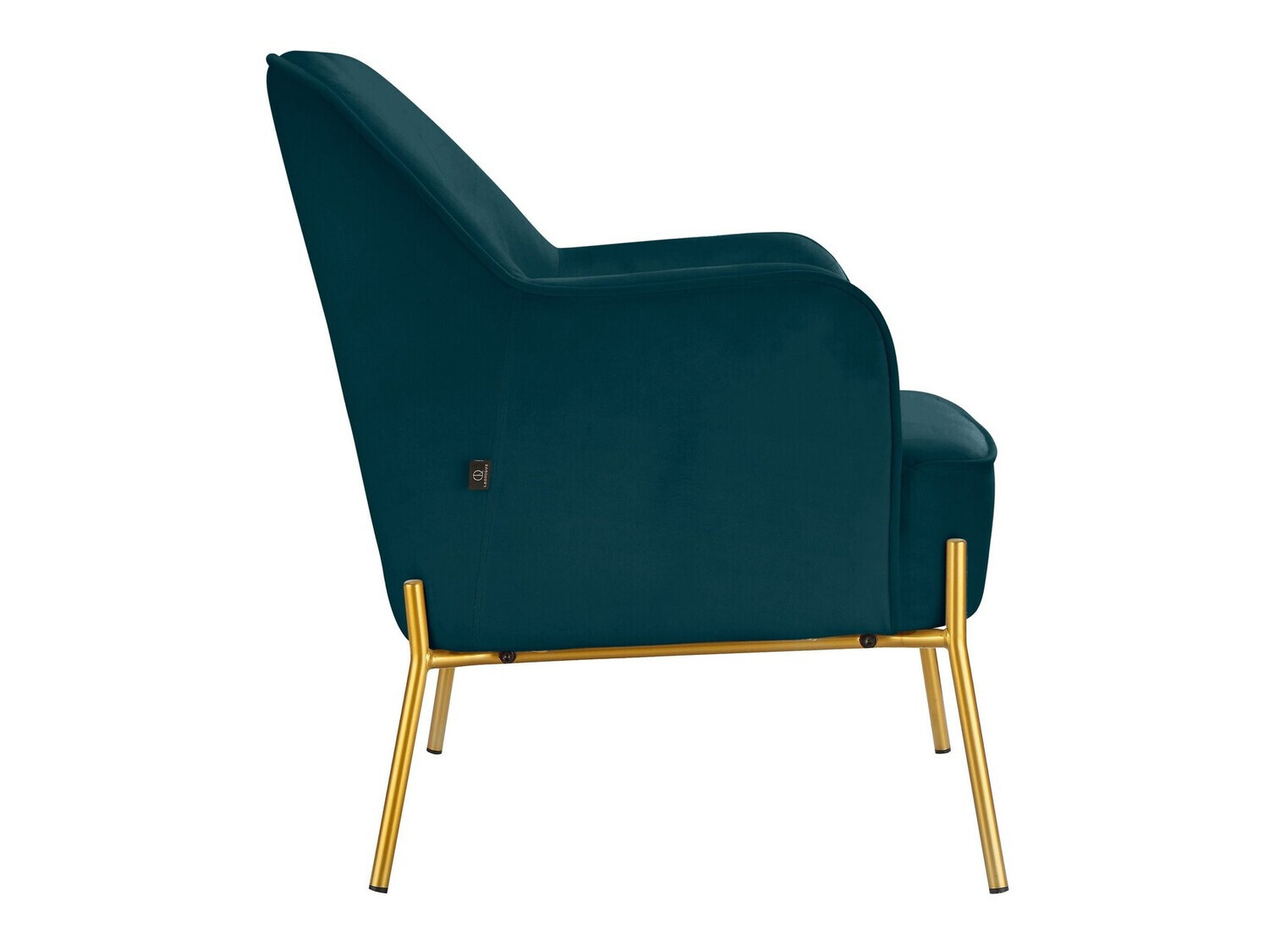 Sillón Denton 597 (Dorado + Turquesa oscuro)