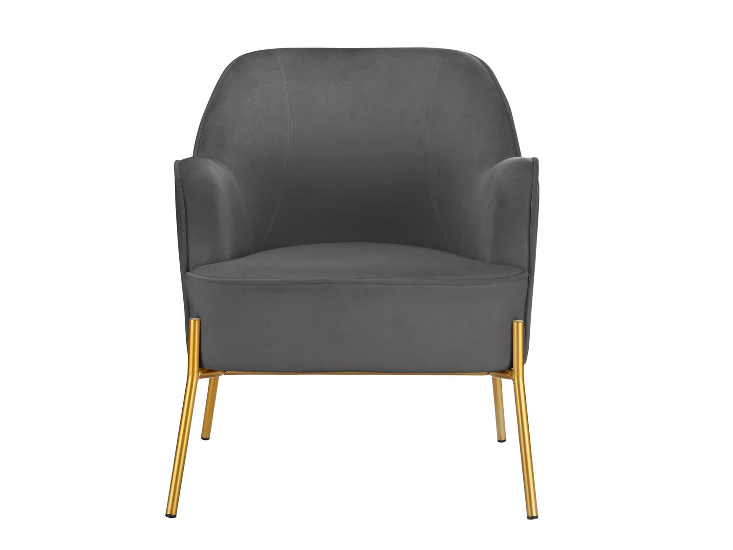 Sillón Denton 597 (Gris + Dorado)