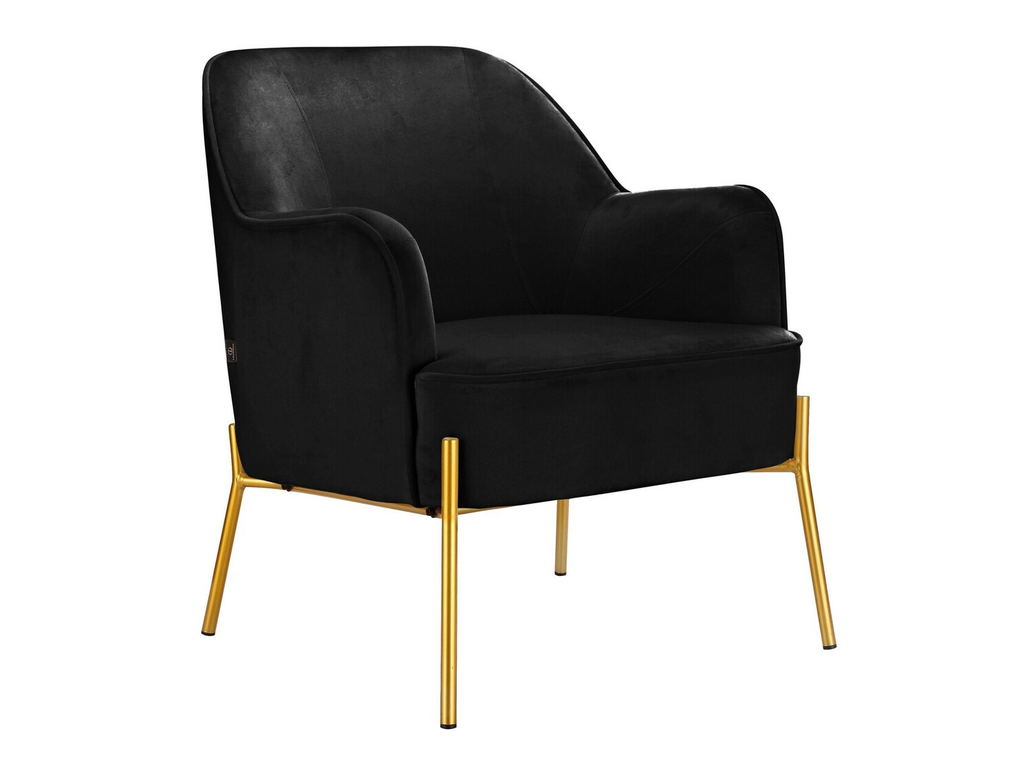 Sillón Denton 597 (Negro + Dorado)