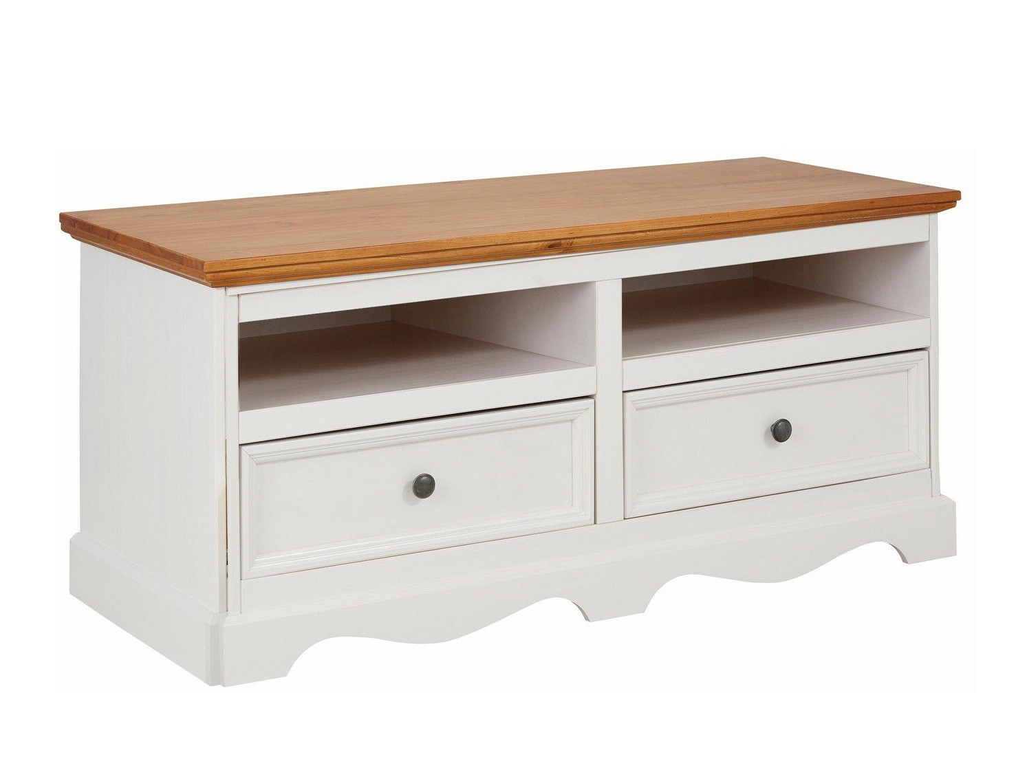 Mueble TV Fentivo 102 (Blanco + Miel de roble)