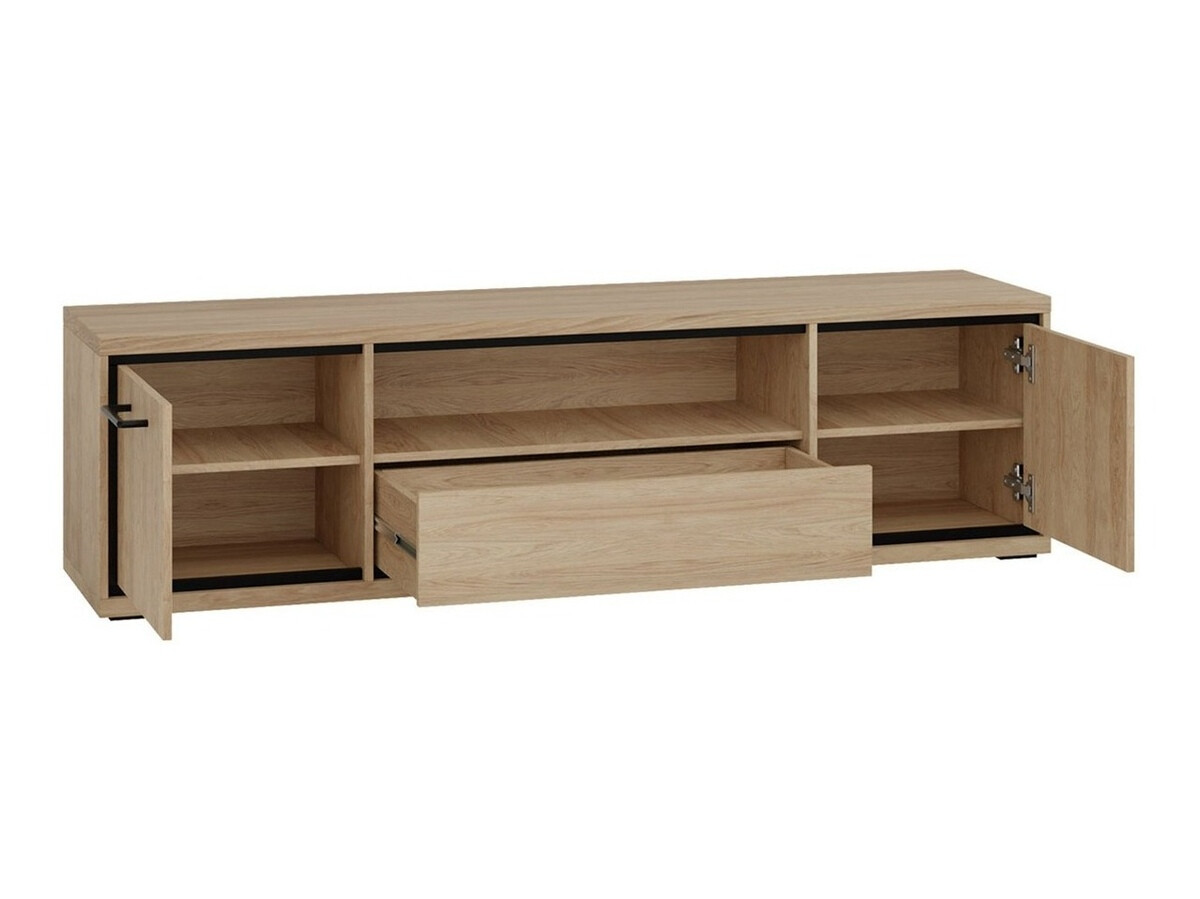 Conjunto de salón Etrmoni 119 (Luminoso madera + Roble)