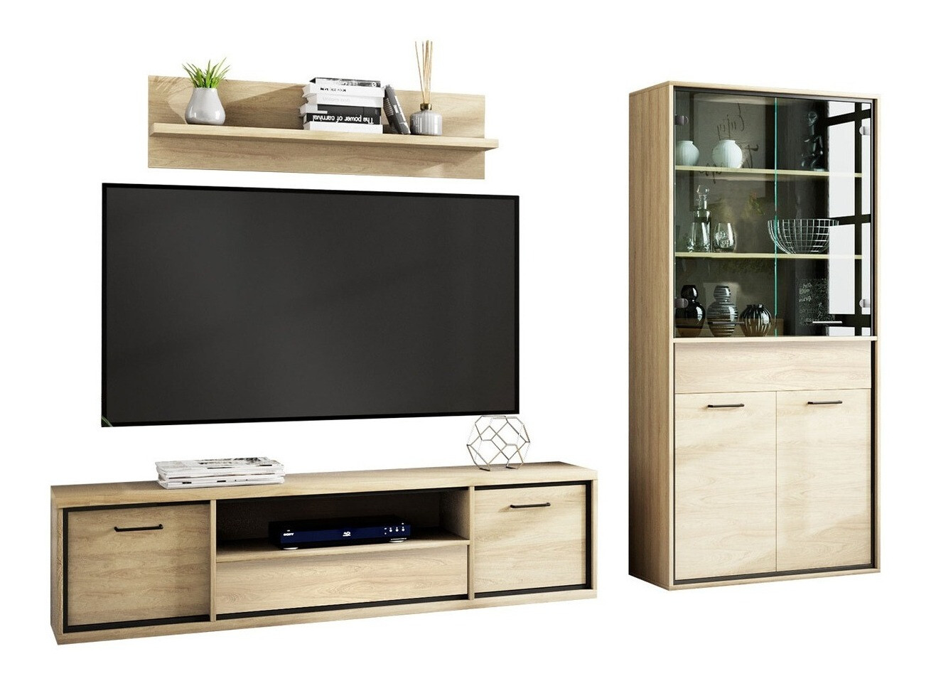 Conjunto de salón Etrmoni 119 (Luminoso madera)