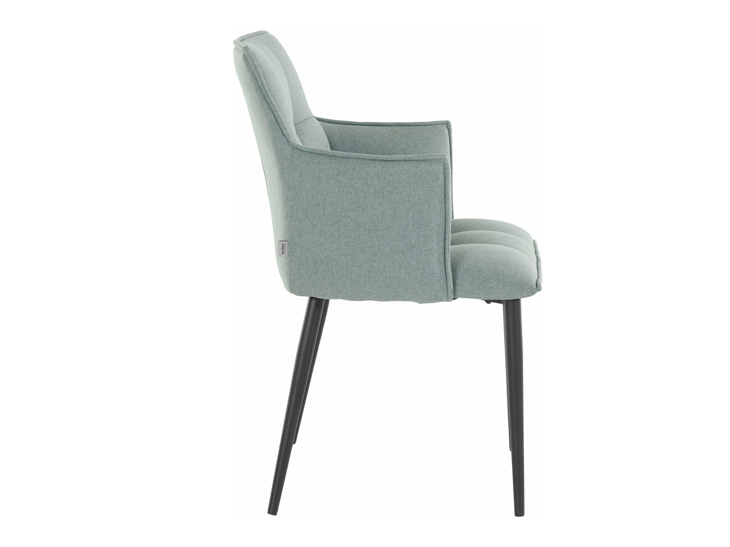 Conjunto de sillas Denton 608 (Verde polvoriento + Negro)