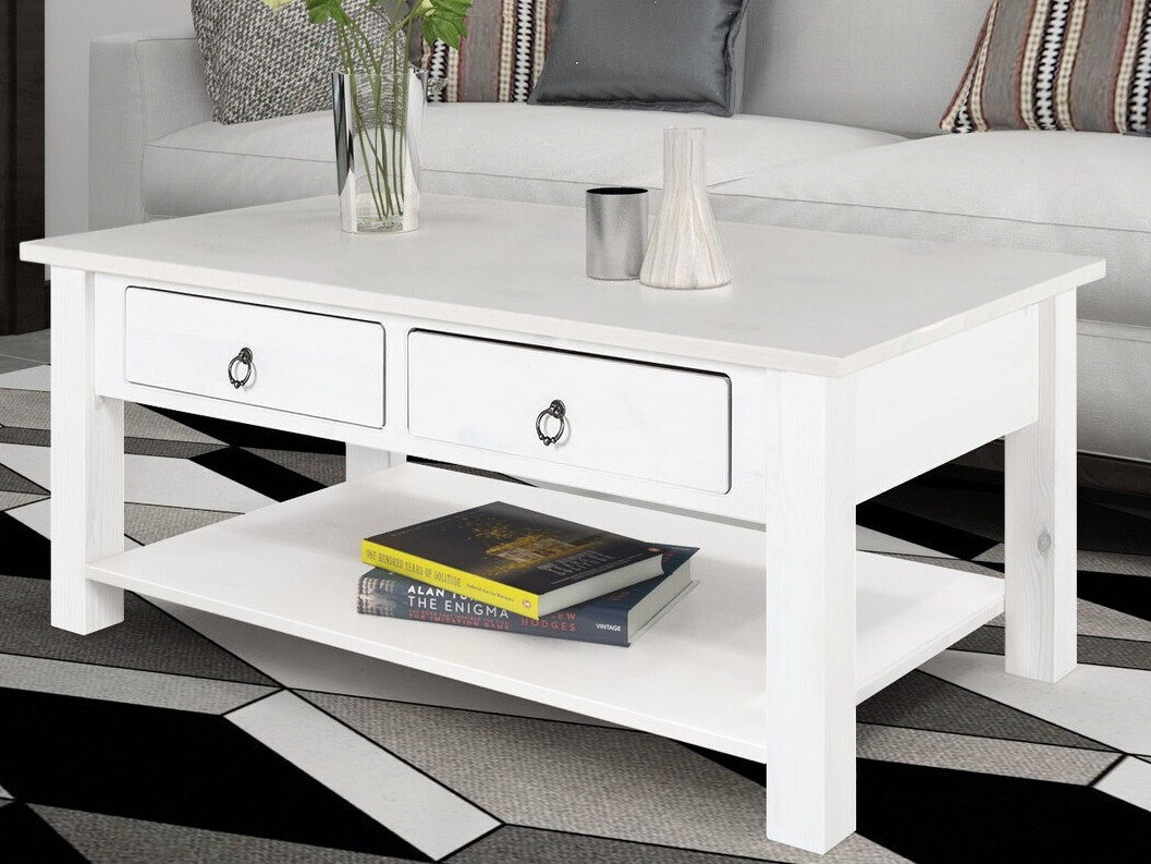 Mesa de centro Denton 120 (Blanco)