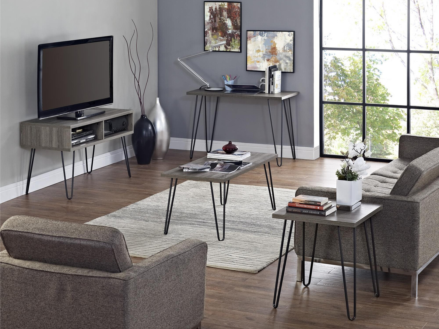 Mesa de centro Nutive 100 (Roble claro)