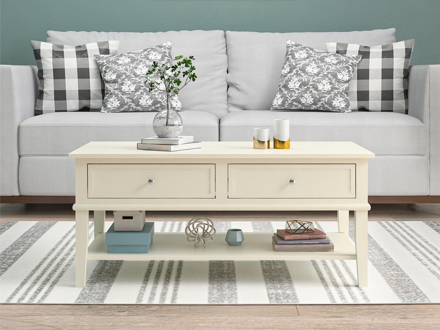 Mesa de centro Sonfivo 102 (Blanco)