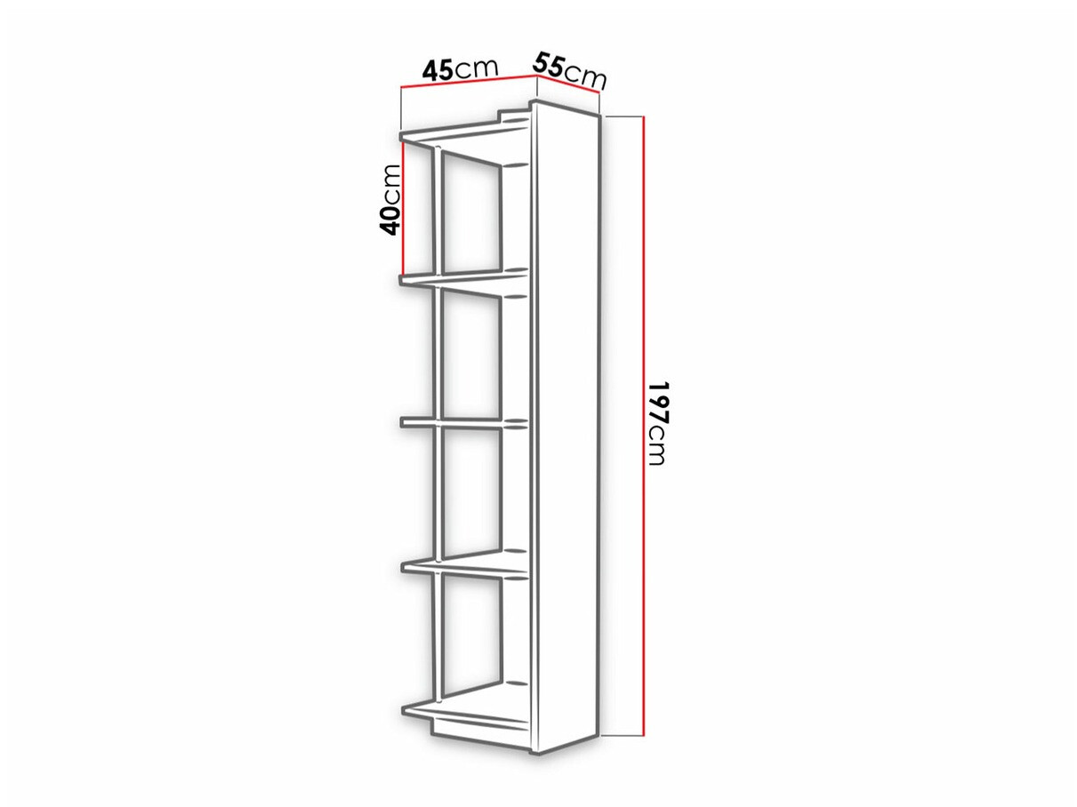 Estante de rincón Campus