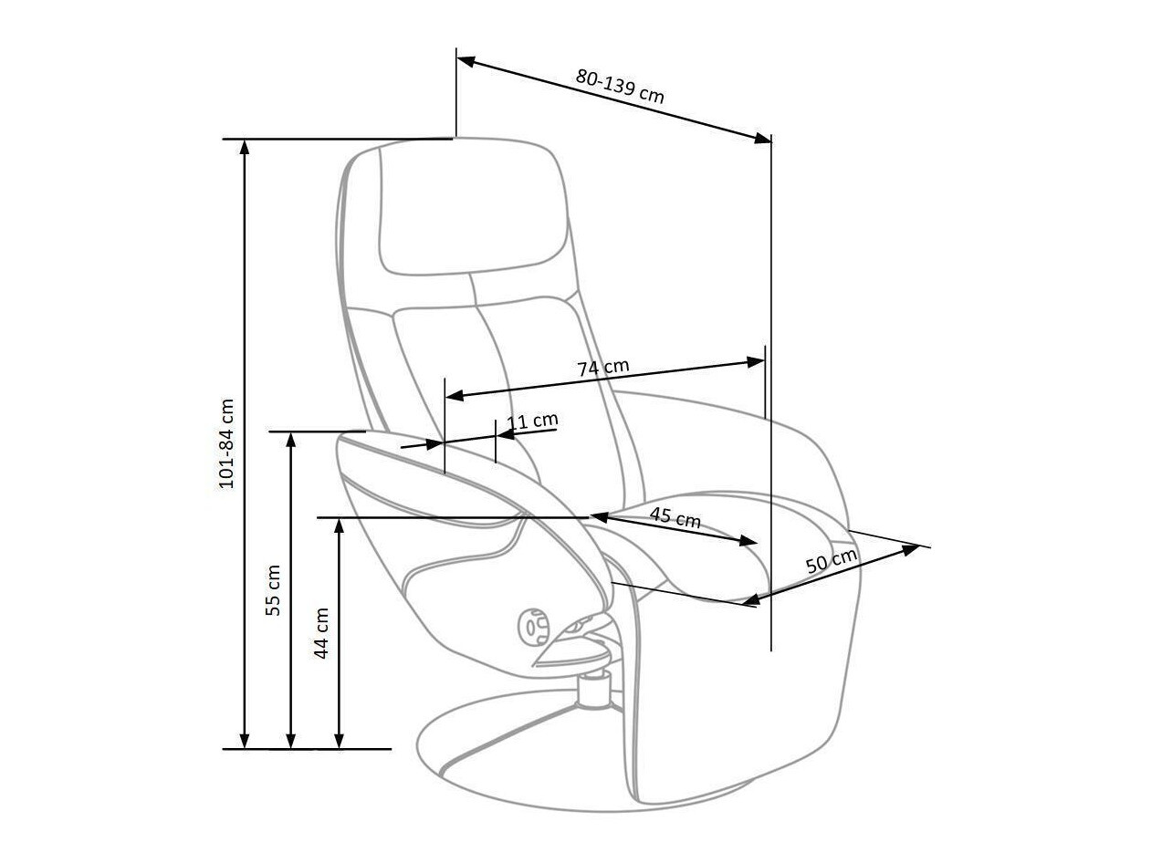 Sillón reclinable Houston 491