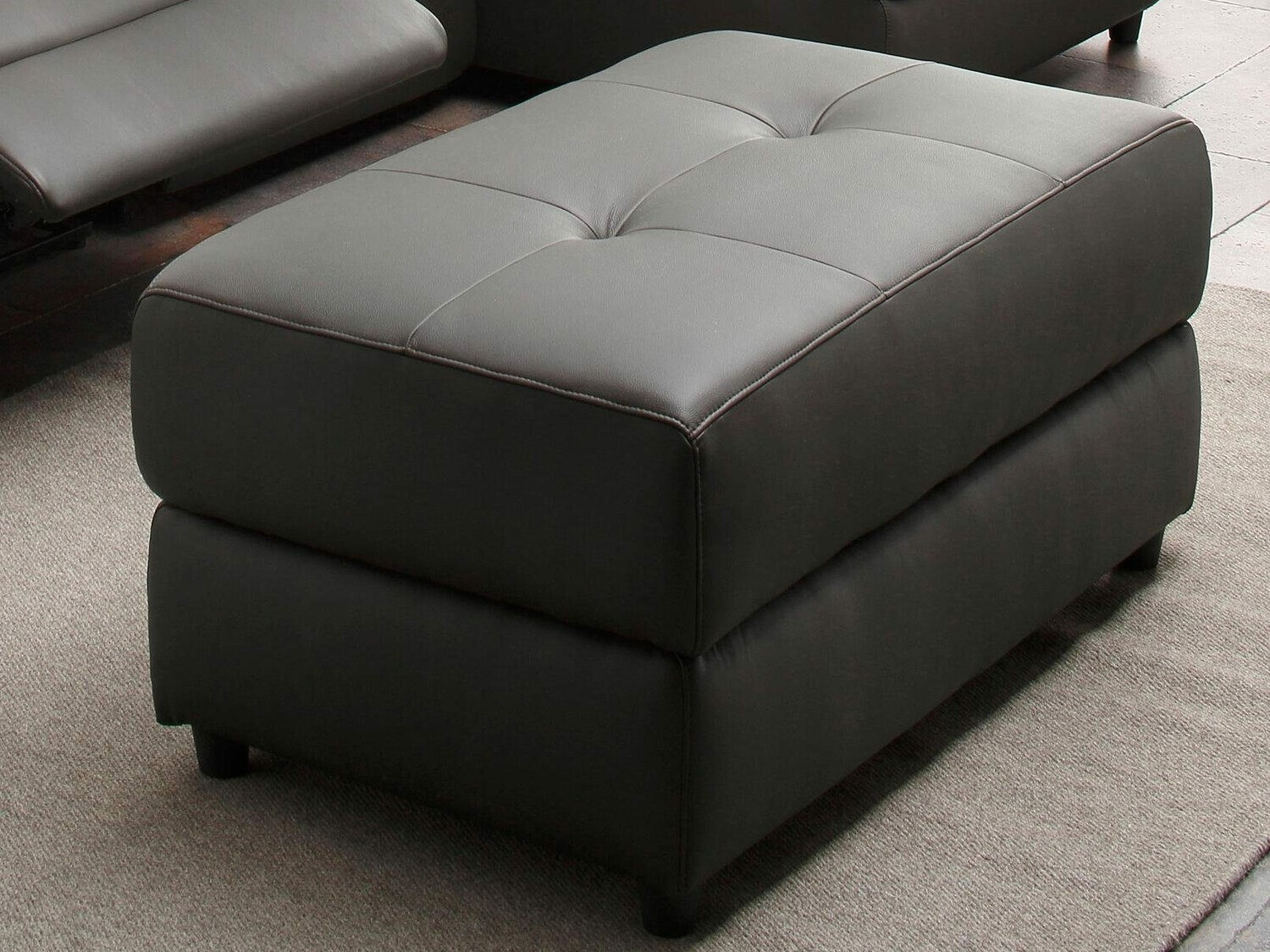 Banco tapizado Denton 612 (Marrón oscuro)