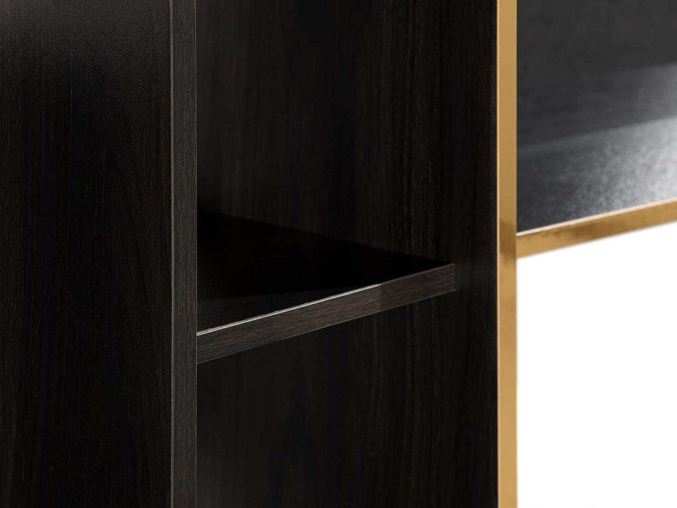 Conjunto de salón Springfield 270 (Negro + Dorado)