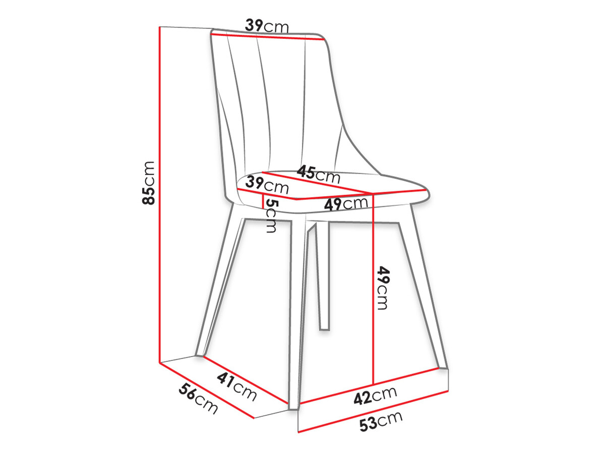 Silla Racine 114 (Marrón + Magic Velvet 2225)