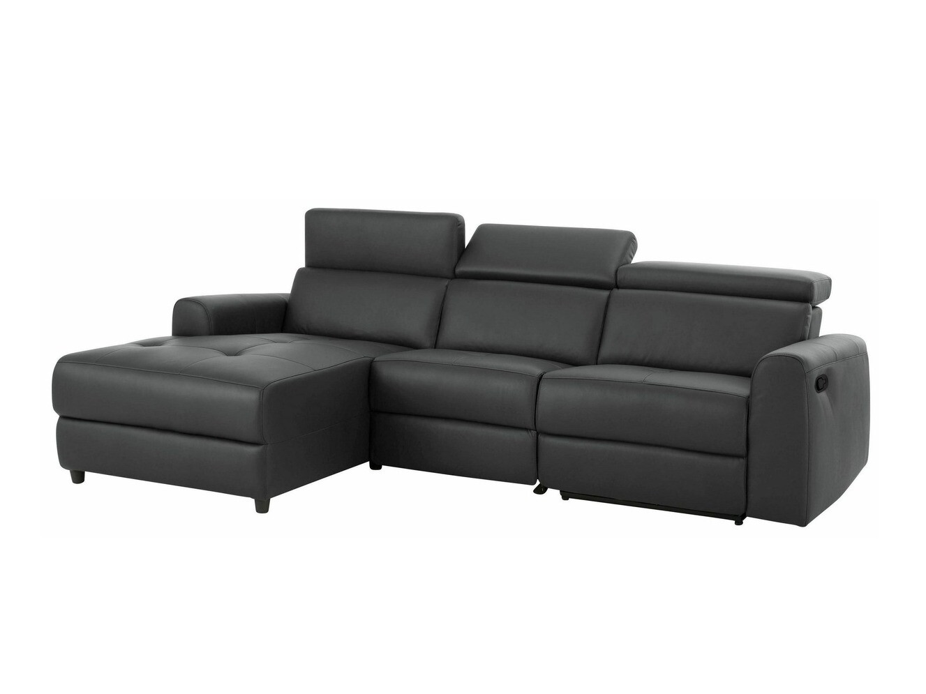 Sillón reclinable de ángulo suave Denton 503 (Gris oscuro)