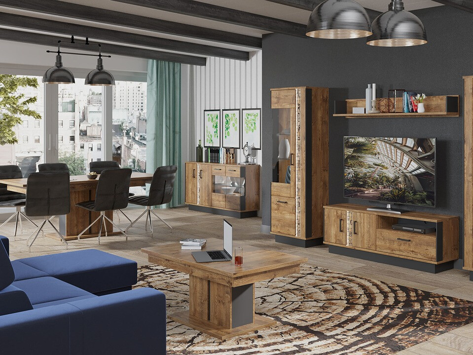 Mesa de centro convertible Dunvelo 109