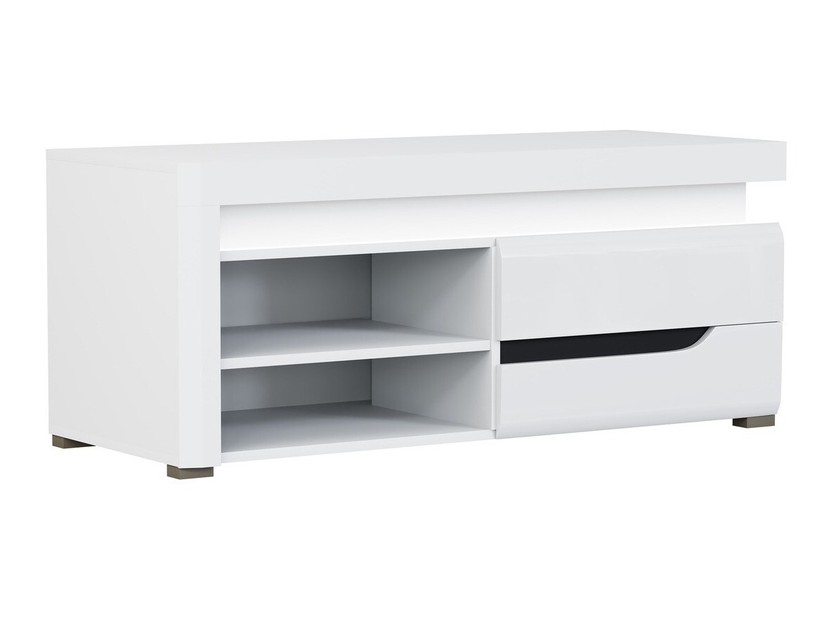 Mueble TV Revelmi 100 (Blanco brillante + Blanco)