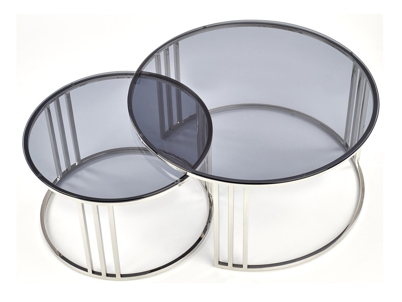 Conjunto mesa de centro Houston 1503 (Plata)