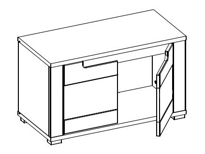 Conjunto para recibidor Sonrevo 127