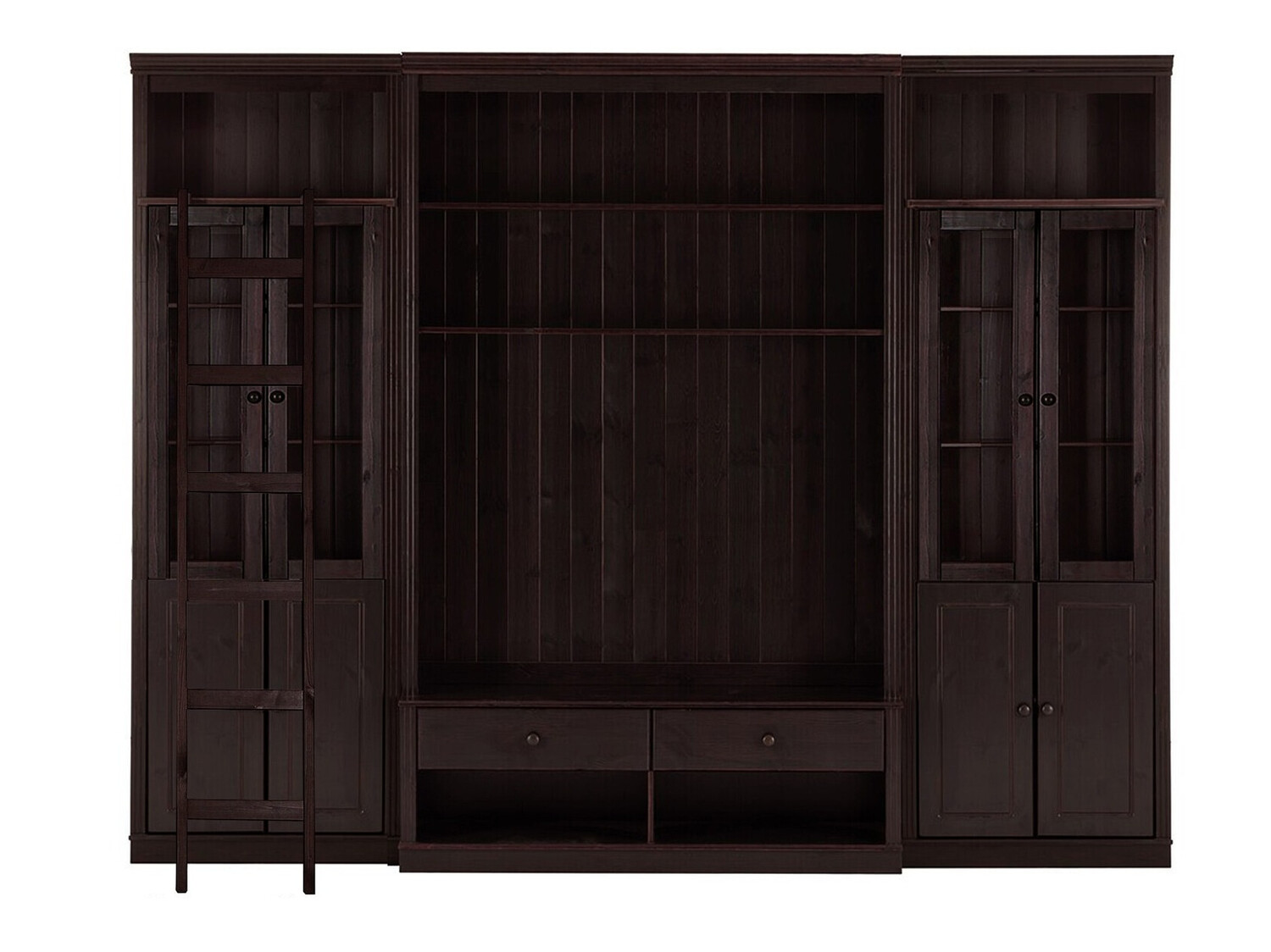 Conjunto de salón Saltoro 128 (Marrón oscuro)