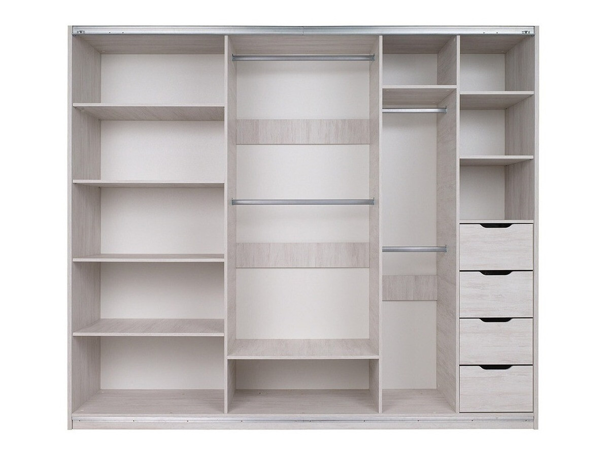 Armario Fivelbo 110 (Roble del Monastery + Negro brillante)