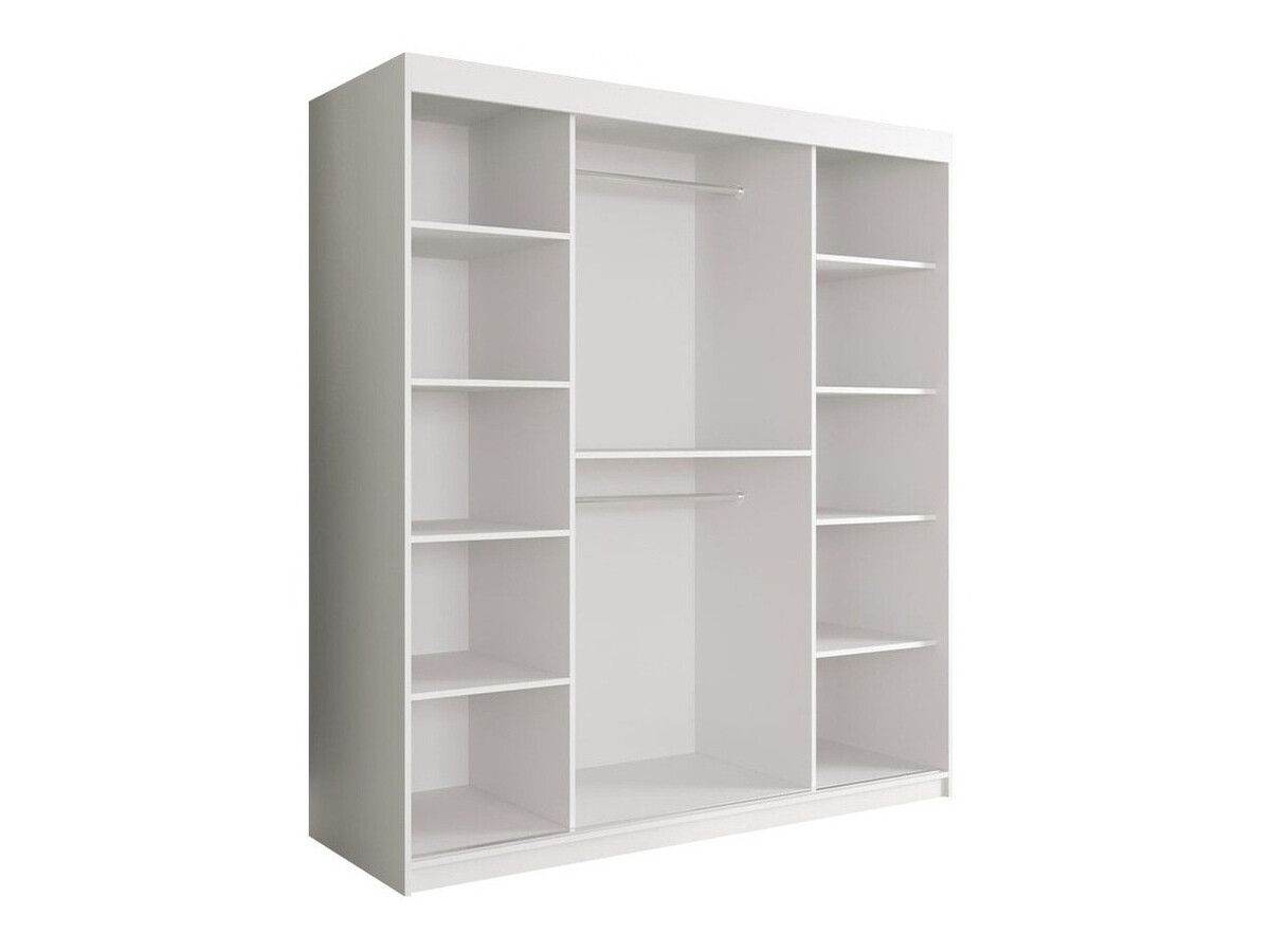 Armario Hartford 261 (Mate blanco + Mármol blanco)