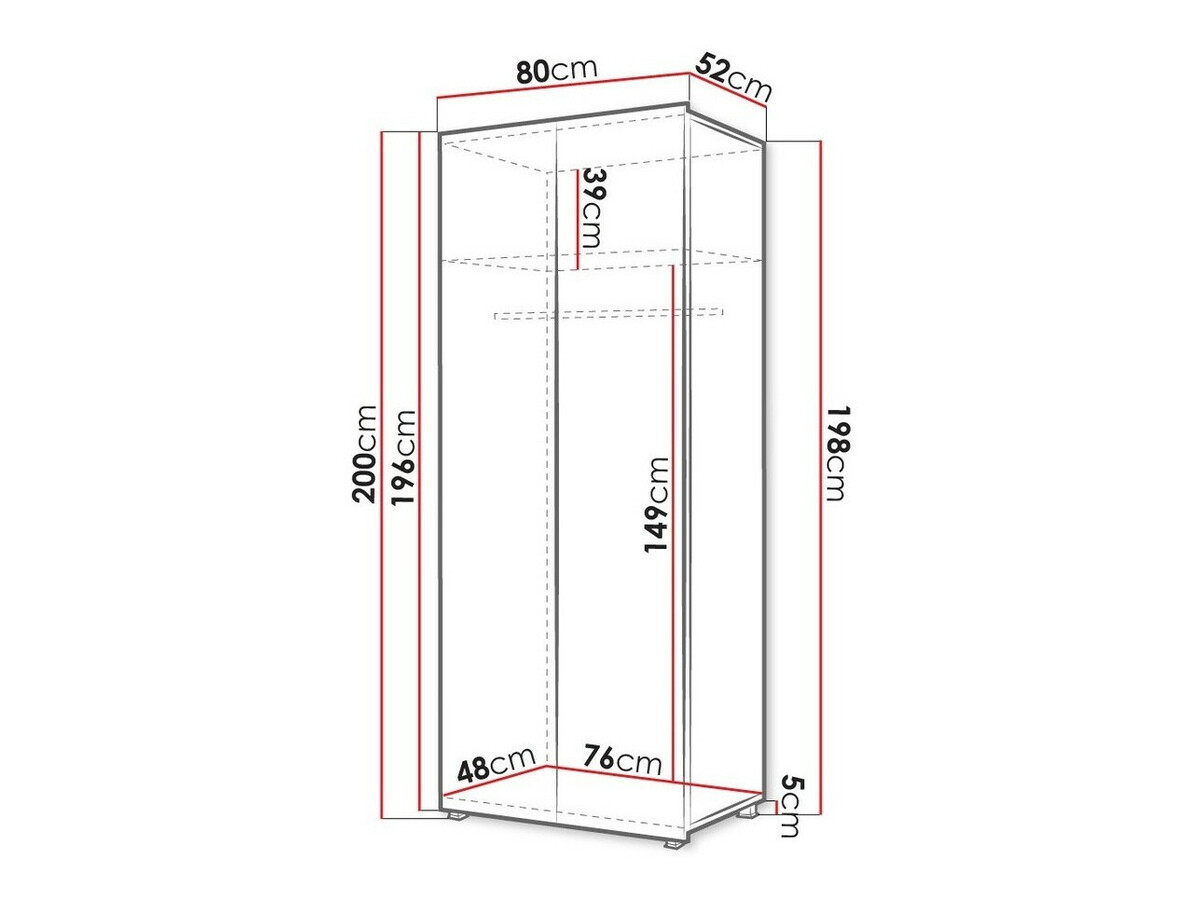 Armario Tivdalu 125 (Roble dorado)