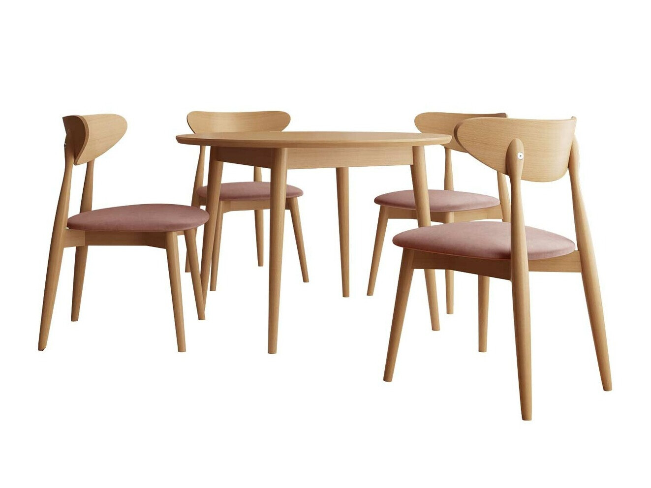 Conjunto de comedor Racine 134 (Marrón)