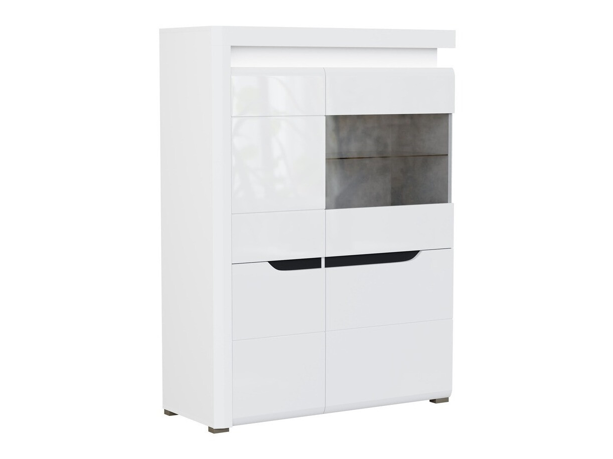 Aparador Revelmi 104 (Blanco brillante + Blanco)