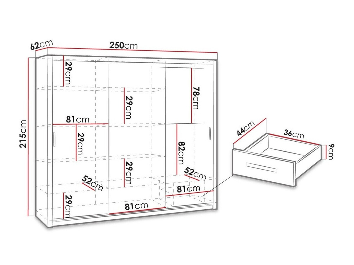 Armario Catromi 111 (Roble Artisan)