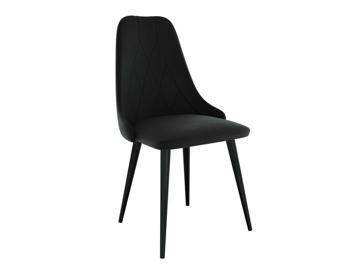 Conjunto de mesas y sillas para comedor Racine 125 (Negro + Magic Velvet 2219)