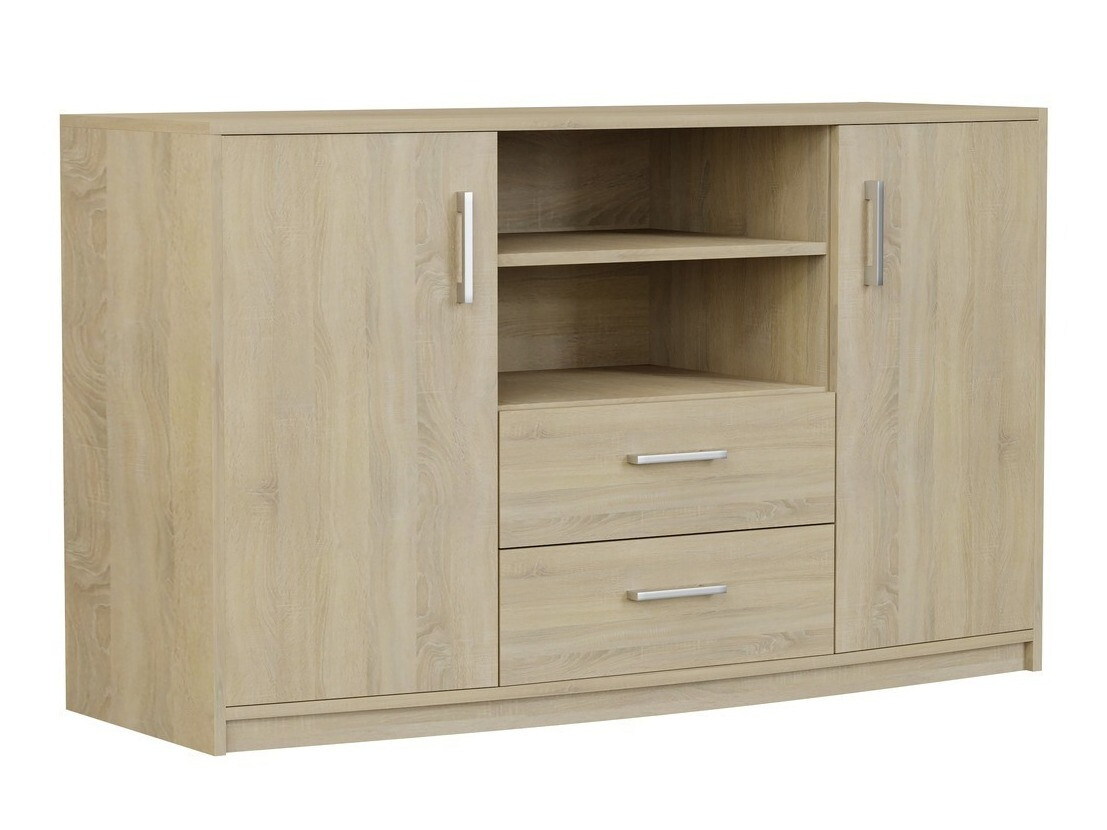 Conjunto de recibidor Omaha A113 (Roble Sonoma)