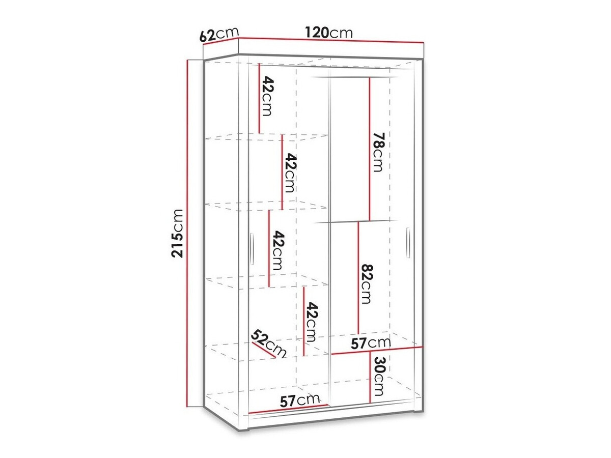 Armario Catromi 102 (Roble Artisan)