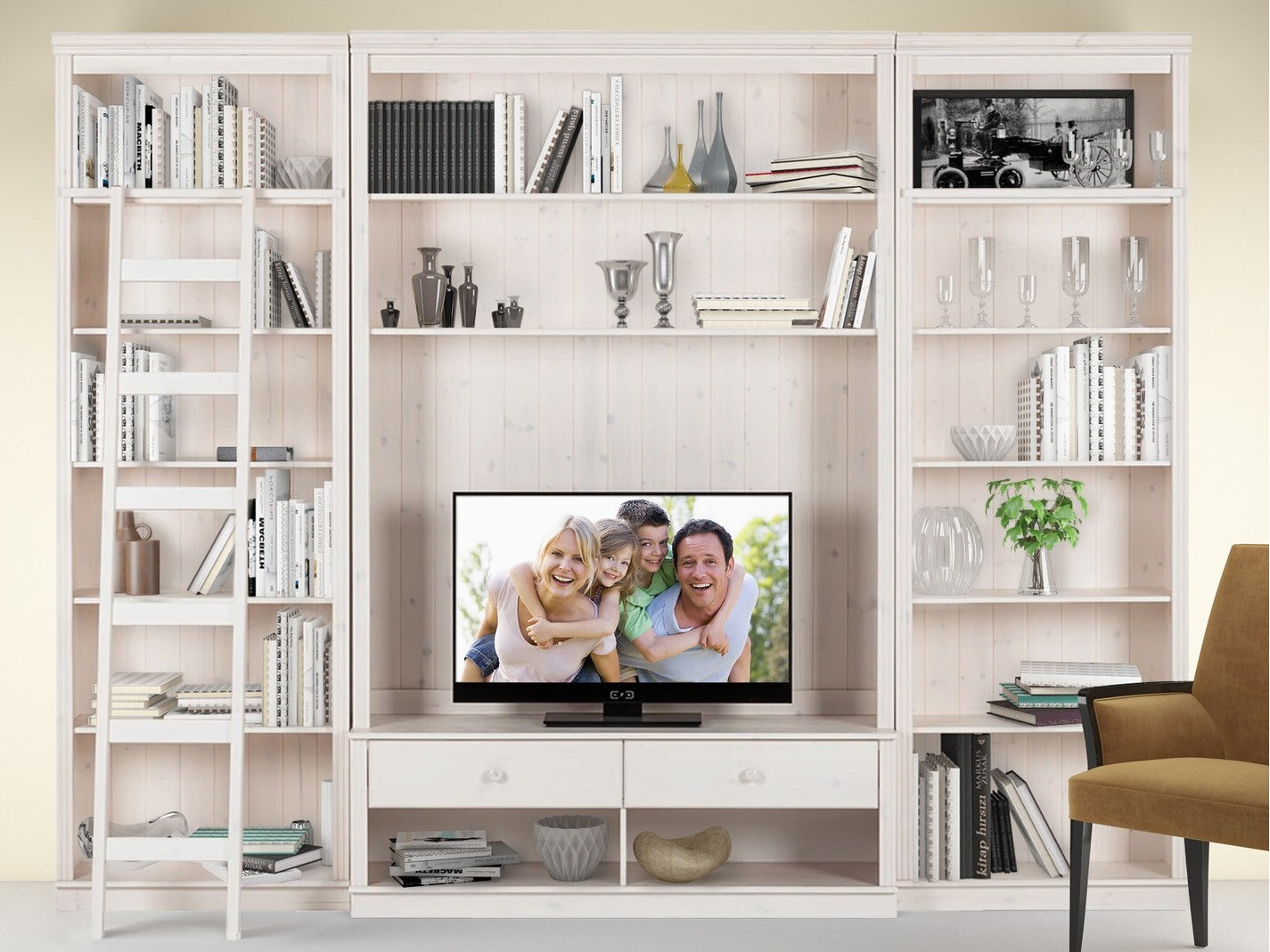 Conjunto de salón Saltoro 108 (Blanco)