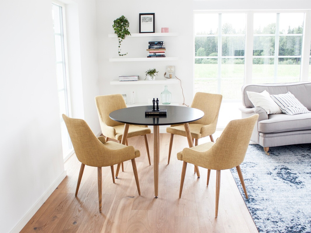 Mesa Dallas 126 (Negro + roble)